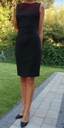 Czarna Sukienka Koktajlowa Calvin Klein Ołówkowa Elegancka Wieczorowa M