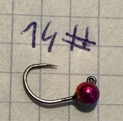 Główka wolframowa Dżejsiok 0.3G hak 14 rainbow