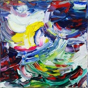 Obraz olejny "Rainbowstorm 2" 