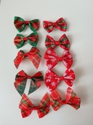 Świąteczne spinki do włosów - 10 sztuk