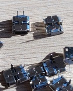 Gniazdo micro USB do druku, z wyobloną krawędzią, piny 90 stopni, 2 szt.