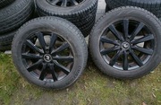 Koła aluminiowe Mazda 6, 3 16" z ładnymi oponami zimowymi. 