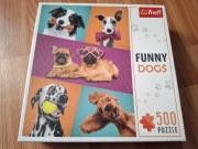Puzzle TREFL 500 funny dogs, psy