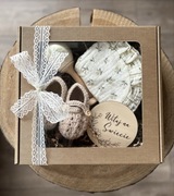 Box zestaw prezentowy baby shower, roczek, witaj na świecie