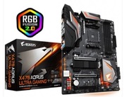 Płyta Główna Gigabyte X470 AORUS Ultra Gaming jak NOWA SSD GRATIS 
