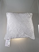 Poduszka Dekoracyjna Srebrna 40x40 Poszewka + Poduszka 