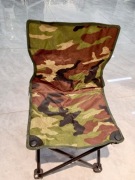 Krzesło turystyczne moro  skladane 