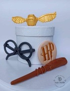 Harry Potter z masy cukrowej zestaw na tort