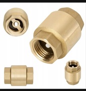 ZAWÓR ZWROTNY KIERUNKOWY MOSIĘŻNY Z GRZYBKIEM TRZPIEŃ 1/2" SOLIDNY MOCNY