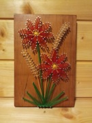 Obraz string art - Kwiat