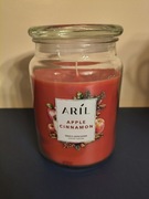 Świeca zapachowa jabłko cynamon słoik szklany XXL 500 gram 