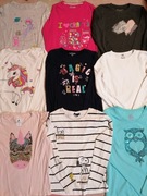 Bluzki dziewczęce długi rękaw roz 134/140 firmówki 