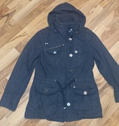 Wiosenno jesienna parka kurtka czarna M ESPRIT 