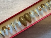 Ręcznie malowane sztuczne paznokcie,press on nails