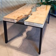 Oryginalny STÓŁ Z MONOLITU TOPOLI