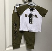 Dres T-shirt spodnie Bench 74-86 cm 9-12 m joggers
