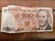 Banknot 100złotowy 1988r