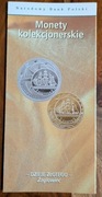 Folder NBP 2005 Dzieje Złotego 2 i 5 zł Żaglowiec 10 zł i 2 zł