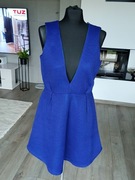 Missguided sukienka rozkloszowana chabrowa L nowa