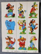 Naklejki PRL Disney vintage – Myszka Miki, Dumbo i inne – unikat!