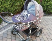Wózek dziecięcy 3 w 1 Mikado + akcesoria