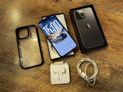 Telefon iPhone 13 Pro 128GB Czarny - 94% Baterii Zestaw! Oryginał!