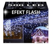 SOPLE LED 500 LAMPKI ŚWIATEŁKA 22,5M ZEW -WEW