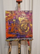 obraz WHAT THE WATER GAVE US akryl na płótnie abstrakcja certyfikat