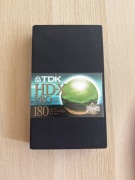 Kaseta VHS - TDK HD-X PRO 180 - nieużywana, nowa, brak folii, naklejki