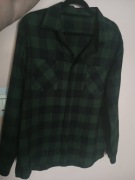 Koszula w kratę Urban Classics ciemnozielona 