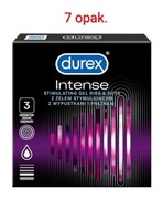 Prezerwatywy Durex Intense stymulujące prążki i wypustki nawilżane 21 szt.