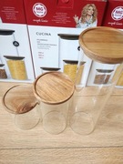 MG HOME KOMPLET 3 POJEMNIKÓW ZE SZKŁA BOROKRZEMOWEGO 1600/1000/600 ML