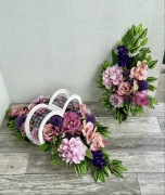 Komplet nagrobny stroik bukiet wazon