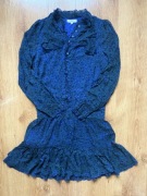 Sukienka wiskozową w kwiaty