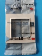 Simon 10 Klapka Pojedyncza Biała 