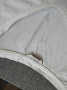 GUESS__- bialy tshirt napisy kwiaty print  __ BDB__38