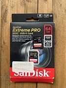 SANDISK 64GB SD SDXC EXTREME PRO UHS-II U3 300MB/s