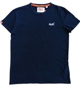 Superdry Super dry t-shirt oryginalna granatowa koszulka rozmiar L