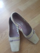 Buty włoskie ecru