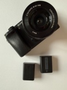 Sony Alpha 6300 z dwoma bateriami 