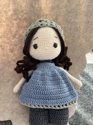 Lalka zrobiona na szydełku, crochet doll