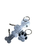 Identyfikator adresówka dla psa, kota, personalizowany, z grawerem,