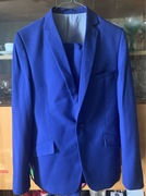 Garnitur męski niebieski slim fit 