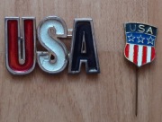 Wpinki _USA (2 szt.). Flaga