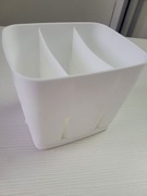 Pojemnik na sztućce plastikowy na podstawce nowy z pepco  