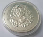 Srebrna moneta 5 oz Roaring Lion 2021 limit 1000sztuk