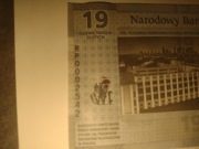 Banknot 19 zł 100 lecie Niski numer RP0002542