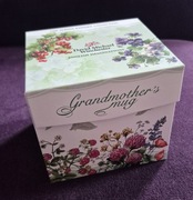 Kubek porcelanowy Babuni 380 ml - Bratki