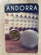Andora 2 Euro 2016 rok 25 rocznica Radio i TV