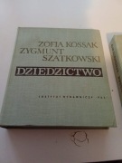 Zofia Kossak Zygmunt Szatkowski - Dziedzictwo Tom I i II